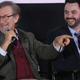 Steven Spielberg and Matt Charman (Robin Marchant/Getty Images)